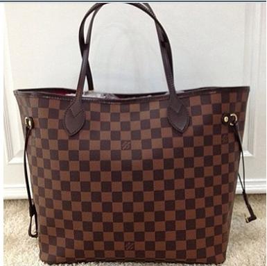 LV neverfull damier ลายตาราง