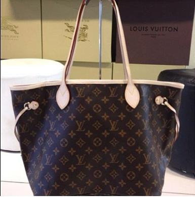 LV neverfull Monogram ลายหลุยส์
